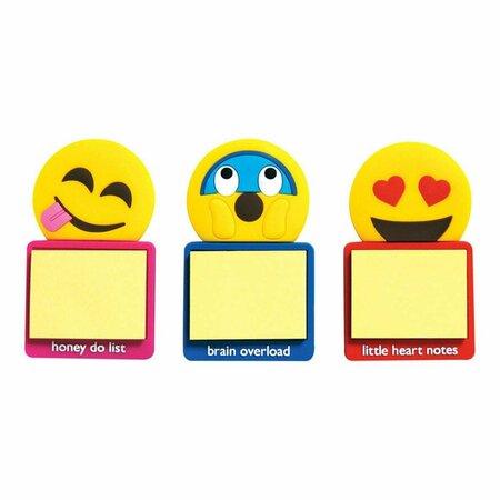 TOOL TIME Emoji Magnetic Sticky Notes TO3298129